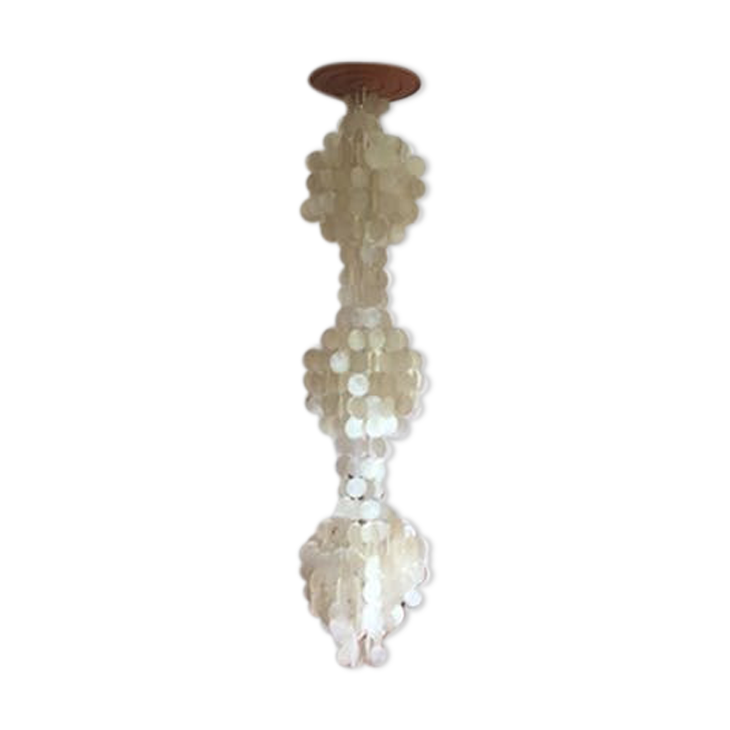 Hanging lamp of mother-of-Pearl 60s