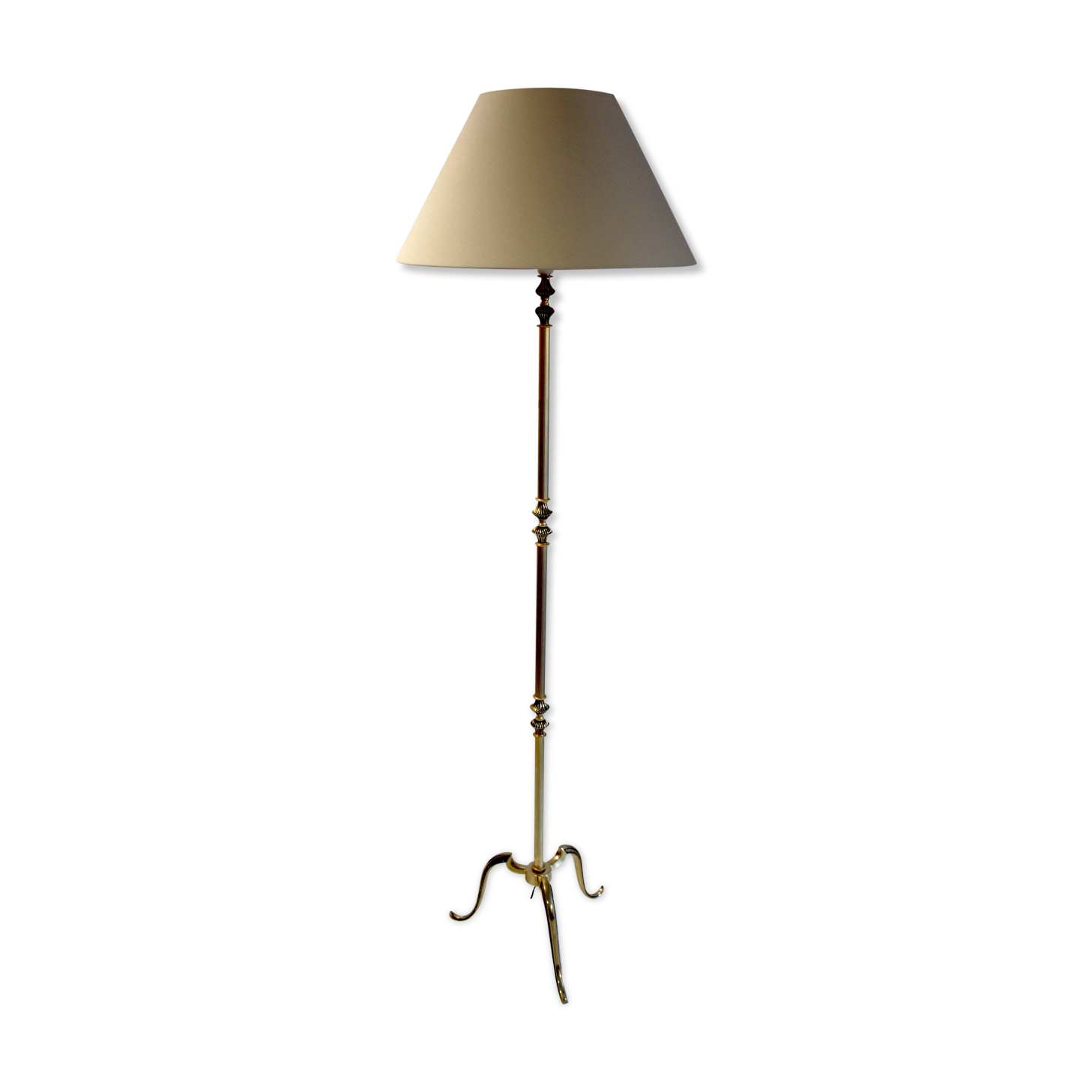 Lampadaire laiton années 60