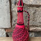 Bottle scoubidou pink neon 60s