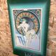 Old metal plate mucha the great masters litho art vintage decoration