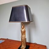 Egyptian table lamp, Hollywood Regency style, 1970