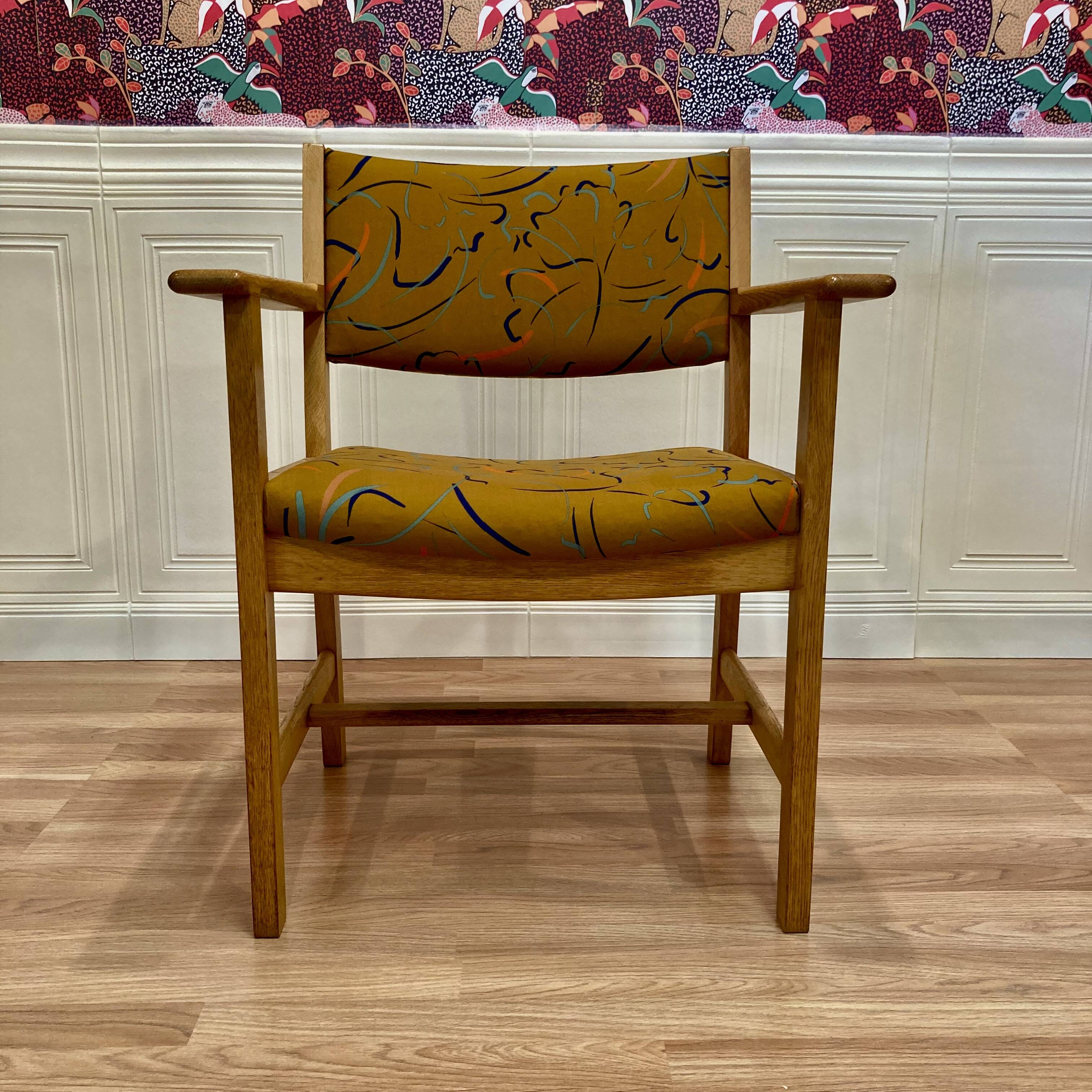 Hans Wegner armchair "Scandinavian design" 1960.