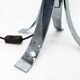 Space Age 1970 chrome steel four-legged lamp base