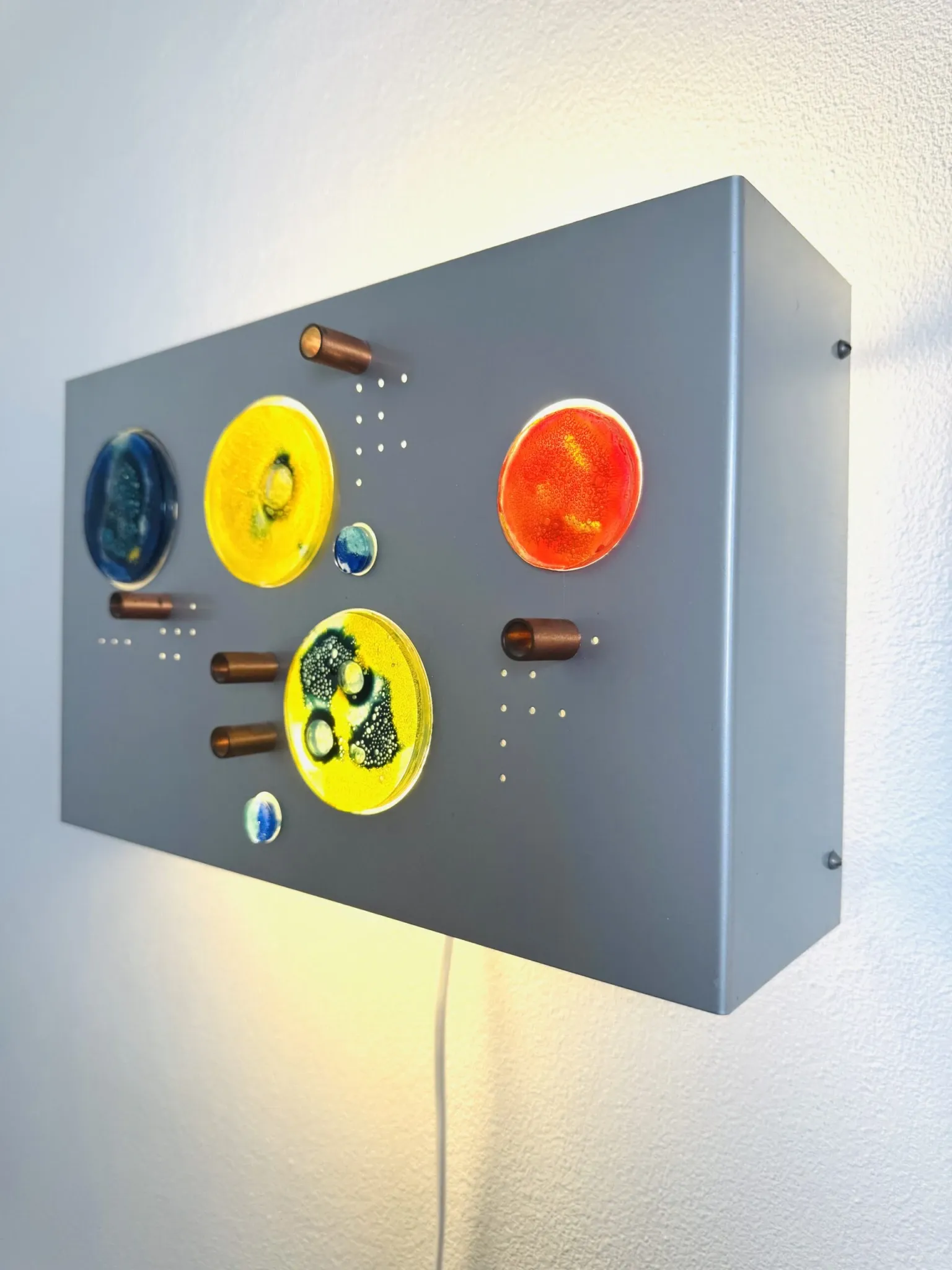 C-1701 Collage Wall Lamp By Willem Van Oyen For Raak Amsterdam, The Netherlands 1960S