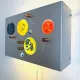 C-1701 Collage Wall Lamp By Willem Van Oyen For Raak Amsterdam, The Netherlands 1960S