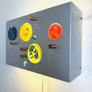 C-1701 Collage Wall Lamp By Willem Van Oyen For Raak Amsterdam, The Netherlands 1960S