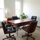 Kiruna executive chair by Luigi Vaghi (1975) – Black leather and tec