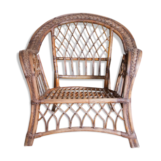 Rattan armchair