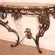 console in wrought iron in Louis XV style - 19th century