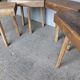 Lot 4 Shepherd stool 1960 solid wood