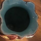 2 vases en barbotine