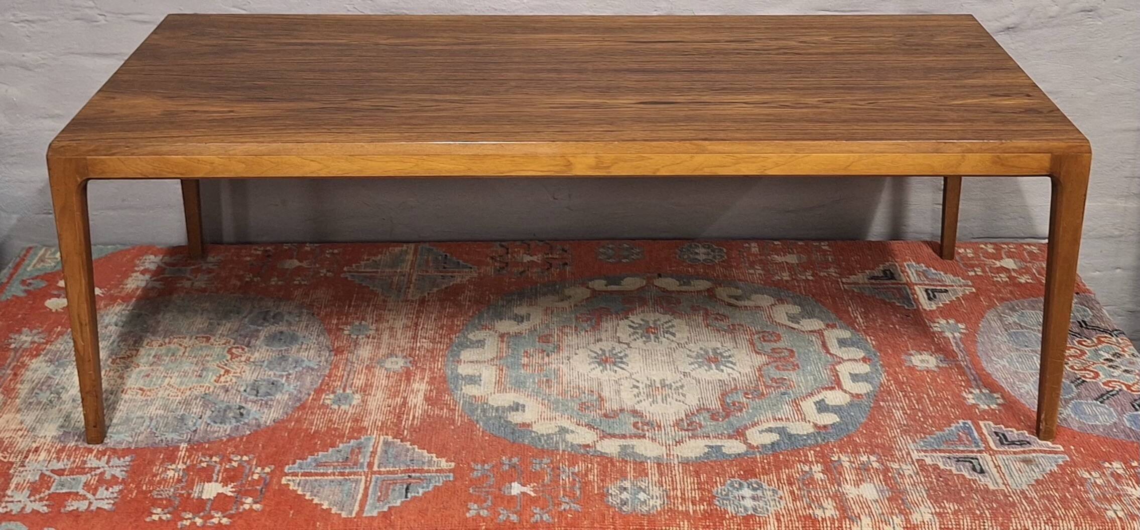 Rosewood coffee table by Johannes Andersen, Denmark 1960s