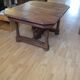 Table rectangulaire en bois avec 9 rallonges