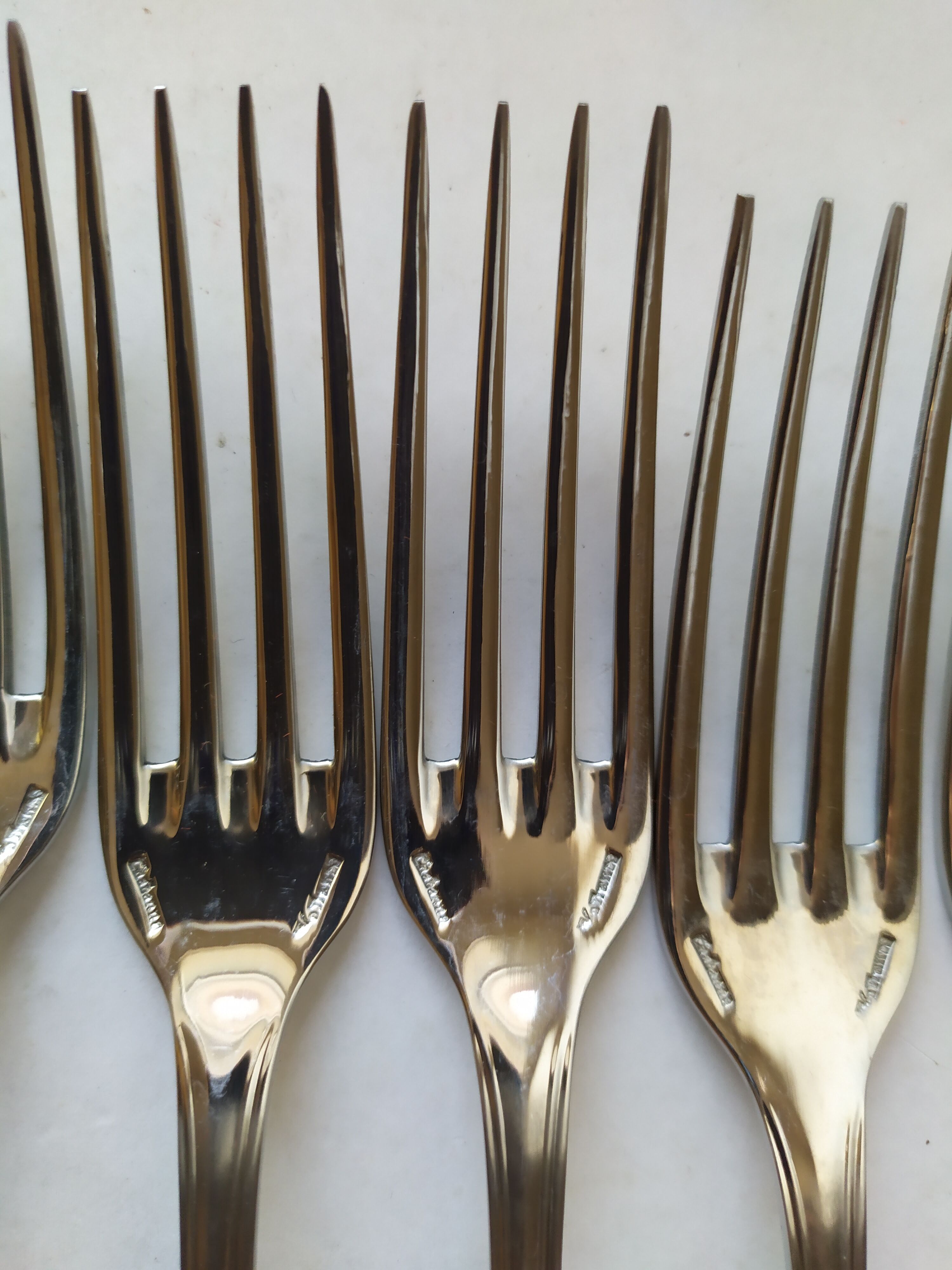 menagere 12 forks 12 large spoonfuls Cabanna 16/10th france