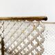 Perforated metal shelf from the mid-century, 1950s.