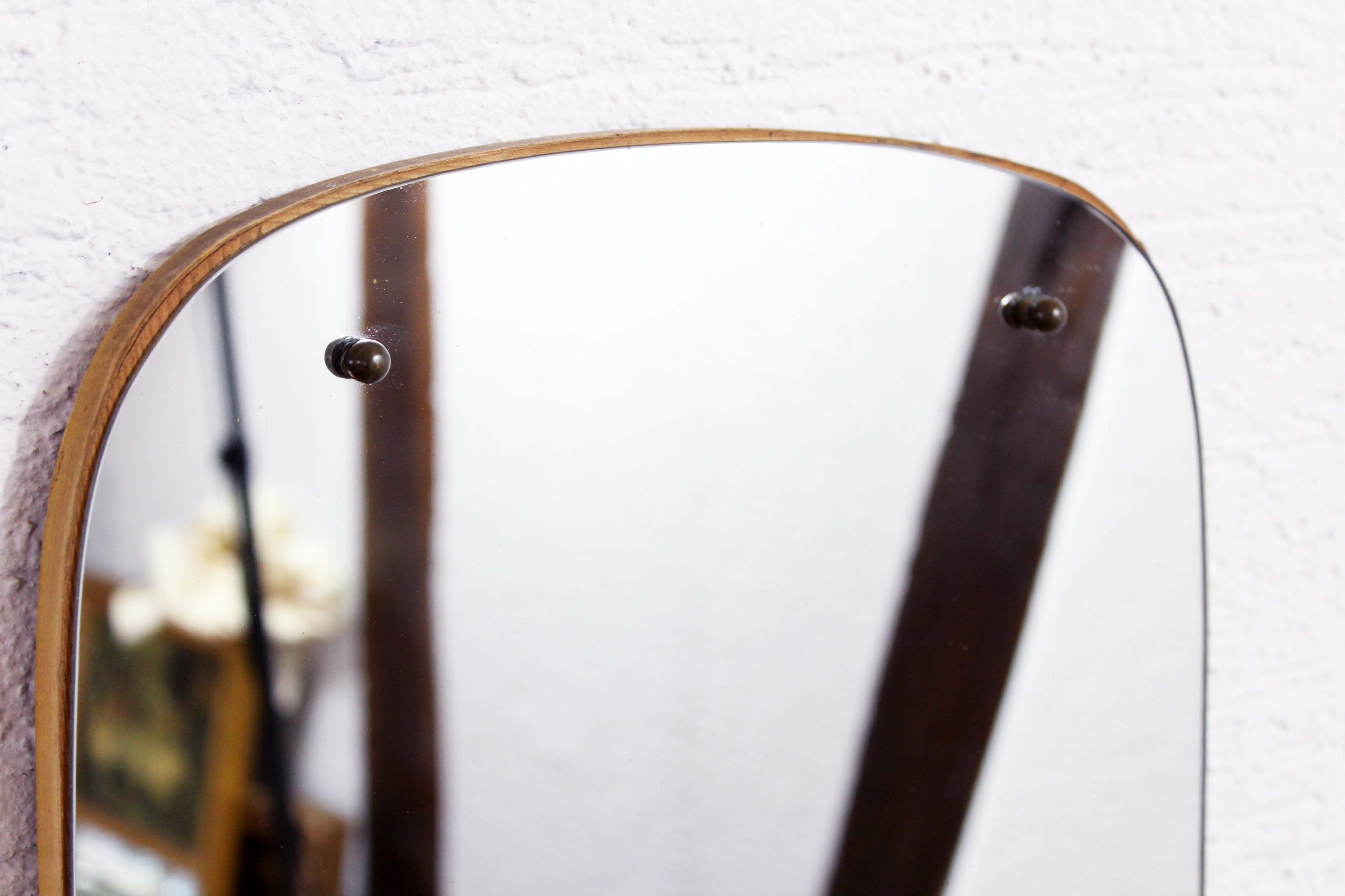 Mirror free form years 50/60 - 31x94cm