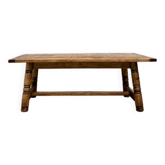 Pine dining table, DLG Georges Robert