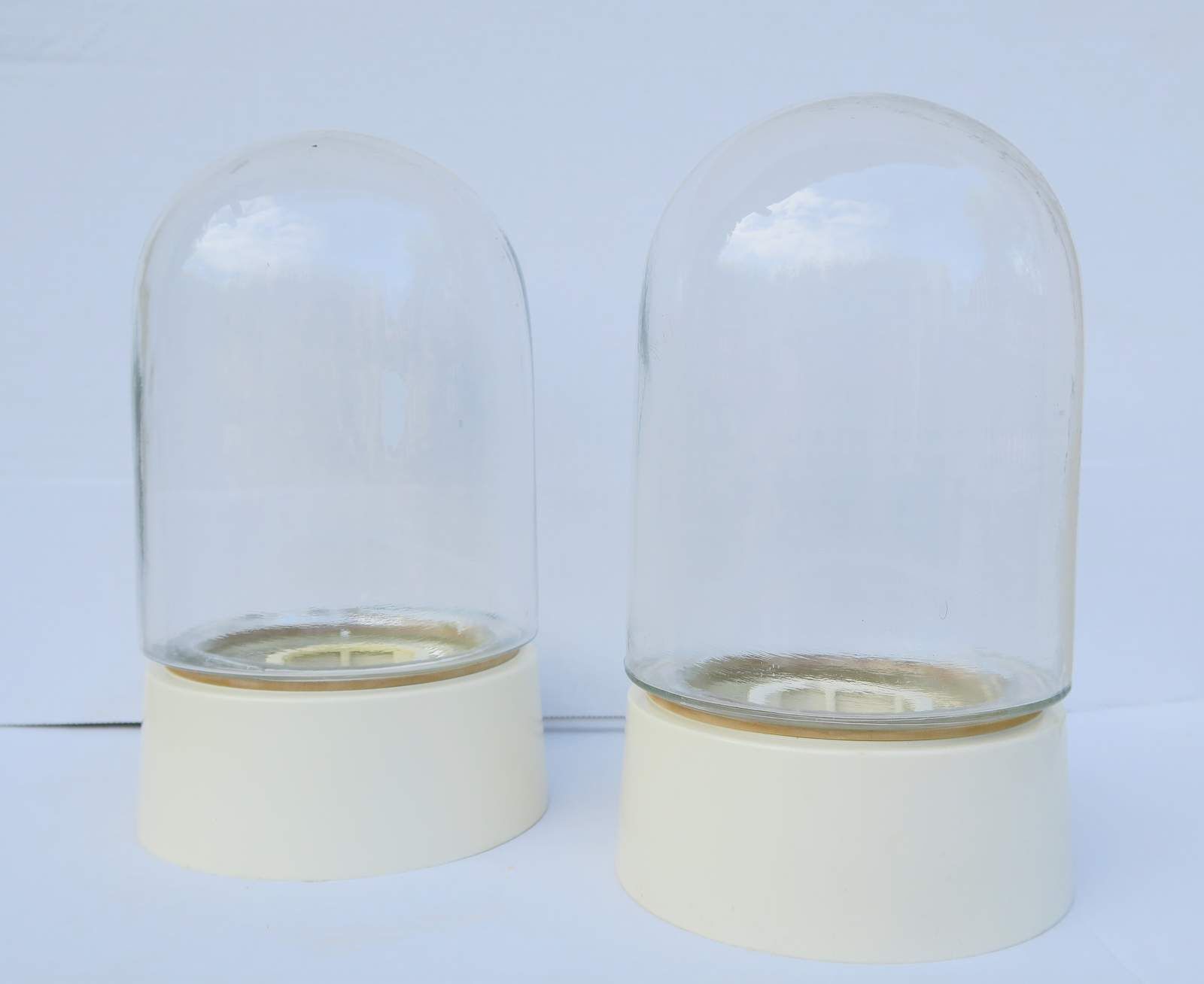 Pair Wall lamp plaffonier globe 1950