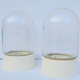 Pair Wall lamp plaffonier globe 1950