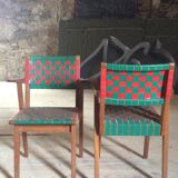 Paire de chaises Jens Risom 666 pour Walter Knoll