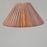 Vintage wicker pendant light