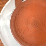 Workshop pottery candlestick from mid-century German with bird motif by Töpferei Bücking Börnsen, 1960s.