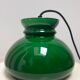 Vintage green opaline portable lamp
