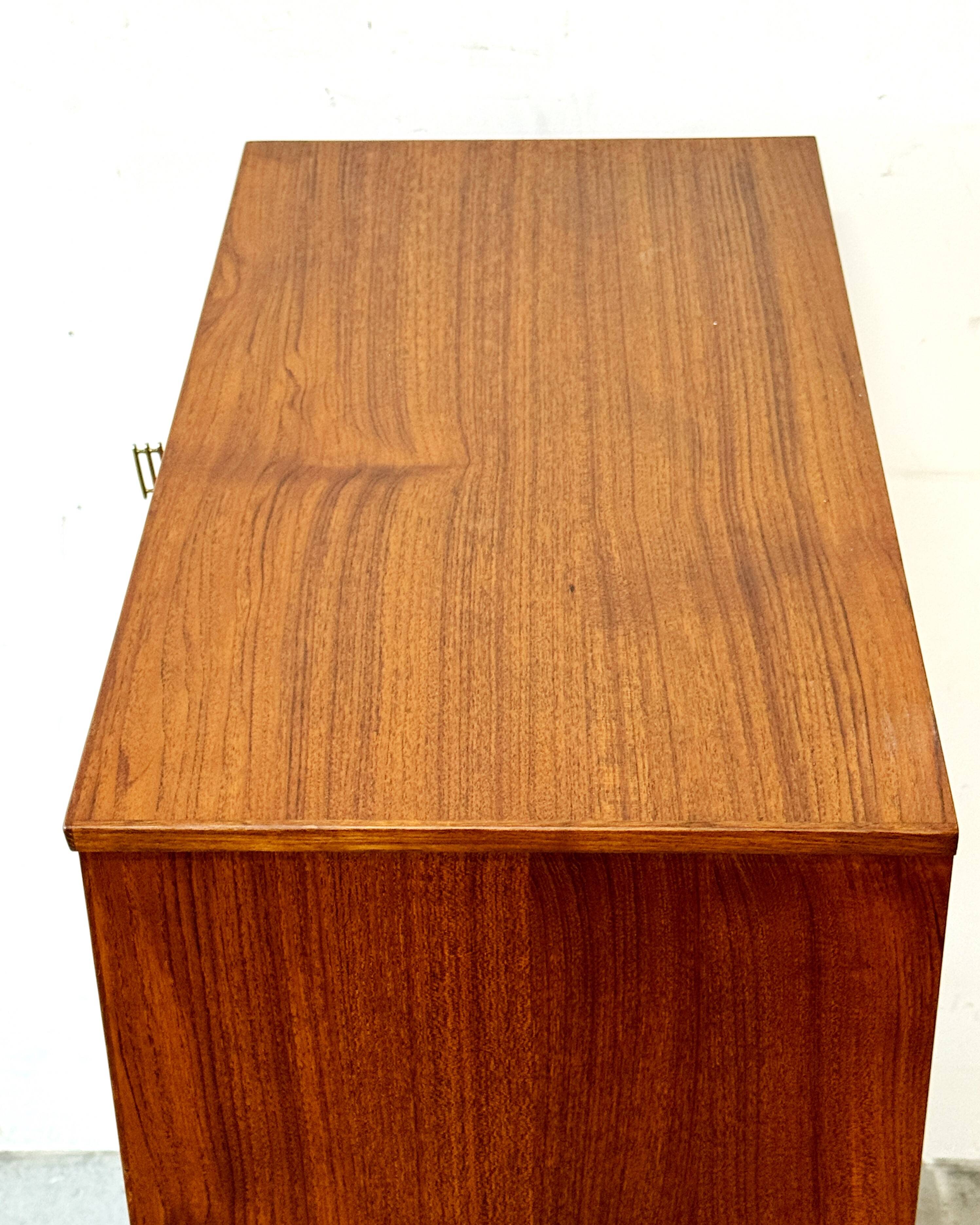 Teak Drawer Cabinet, Denmark 1960s/1970s, VNTG, Mid-C Modern