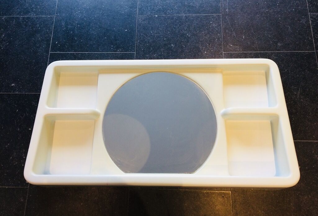 J-Paul Emonds-Alt mirror shelf for Meurop, space age era, vintage 70s