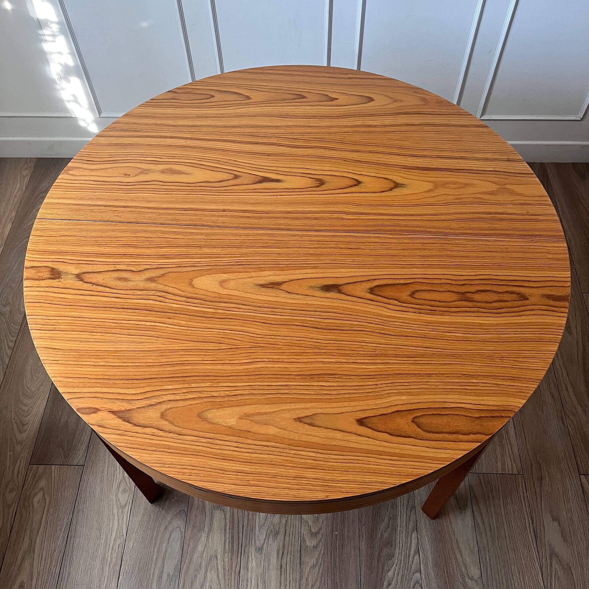 Vintage round dining table