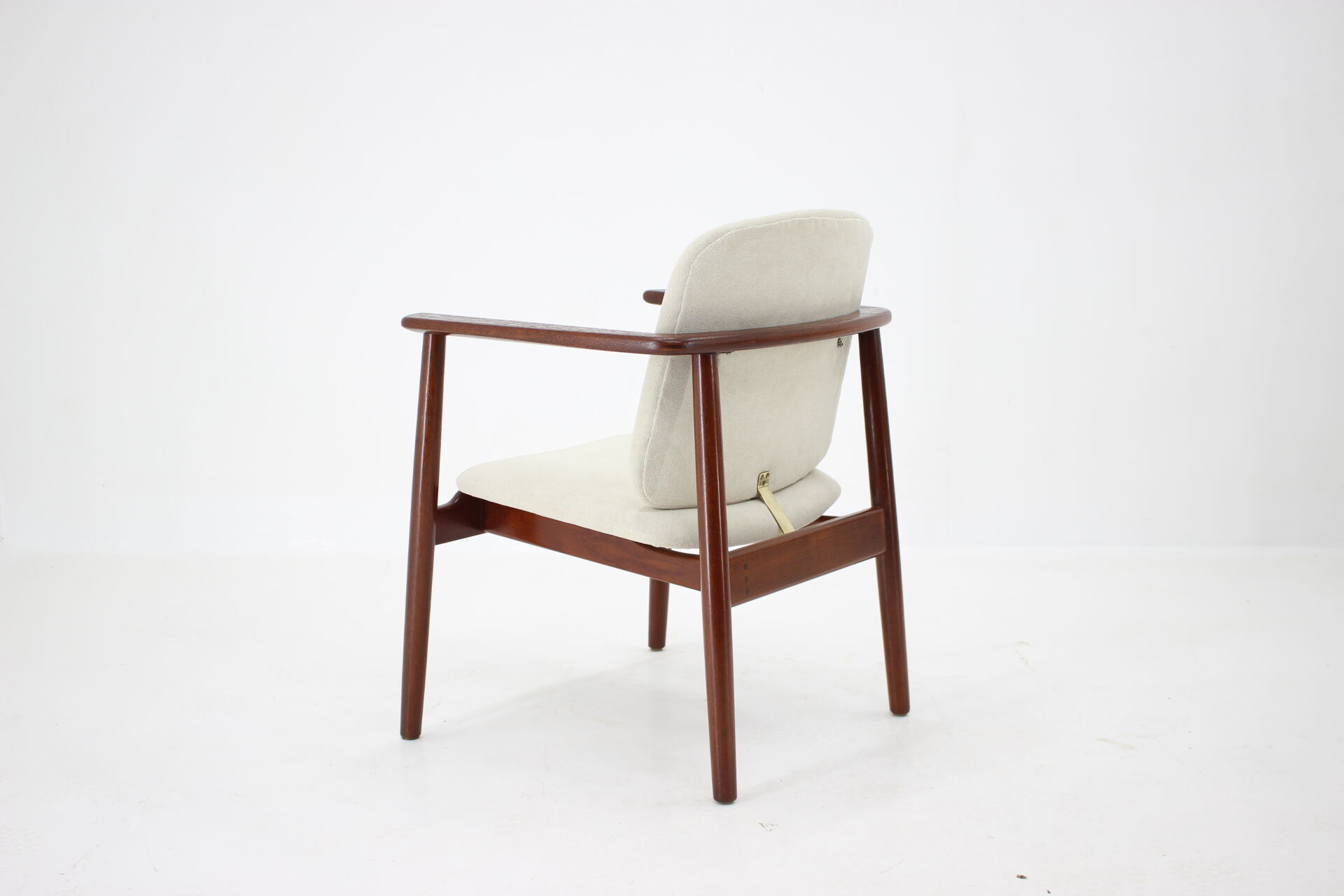 1960s Børge Mogensen Teak Armchair Model 165 Produced by Søborg Møbelfabrik, Denmark