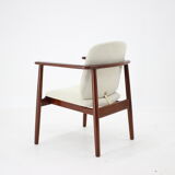 1960s Børge Mogensen Teak Armchair Model 165 Produced by Søborg Møbelfabrik, Denmark