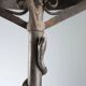Wrought iron five-light torchère with twisted serpent - Italy late 19th century