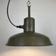 Vintage Green Army Pendant Lamp, 1960s