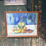 Peinture au décor de fruits