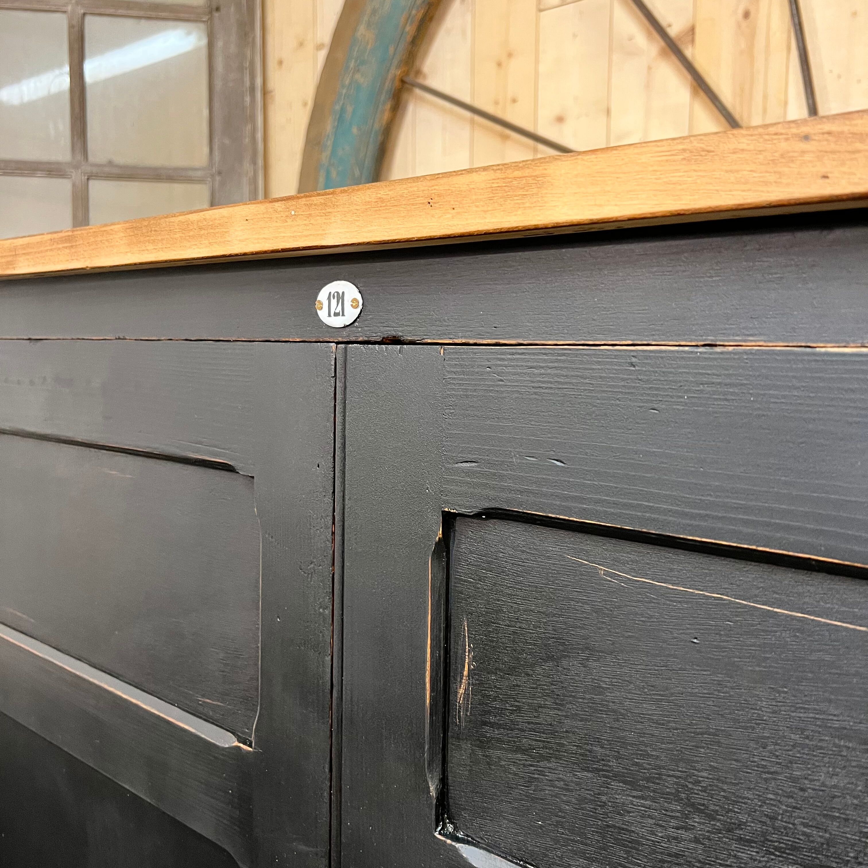 Professional furniture with architect's plan 1950