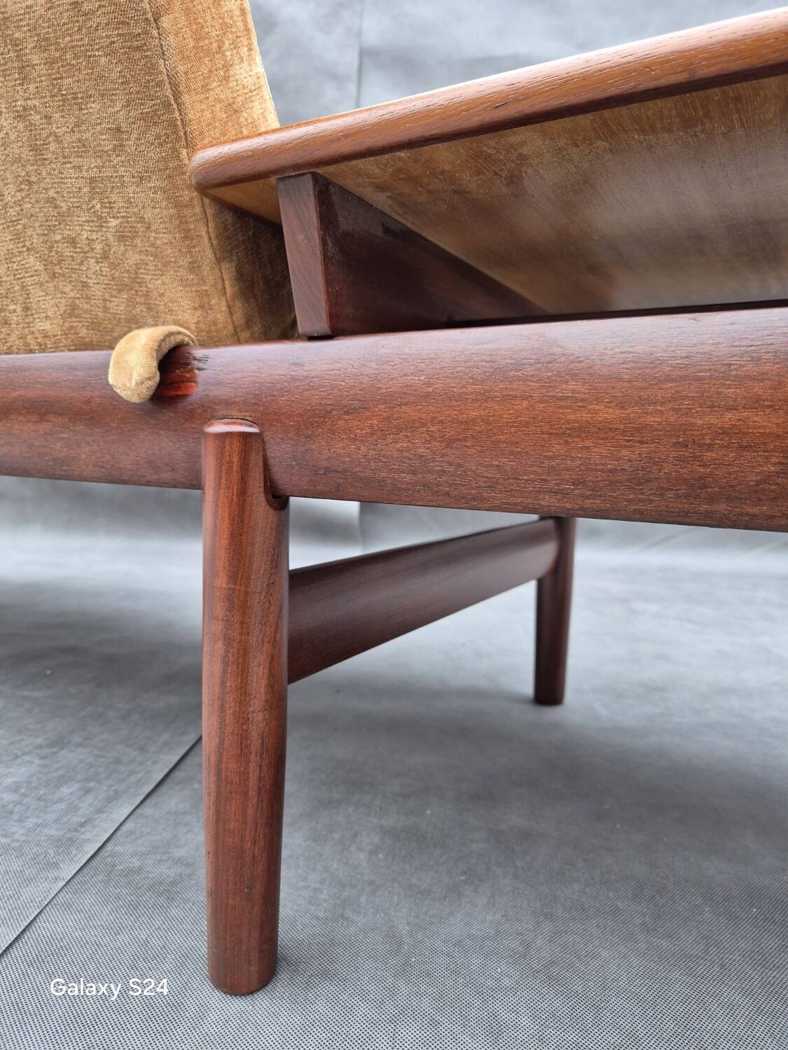 Modular teak sofa, Scandinavian vintage 1960s