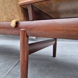 Modular teak sofa, Scandinavian vintage 1960s