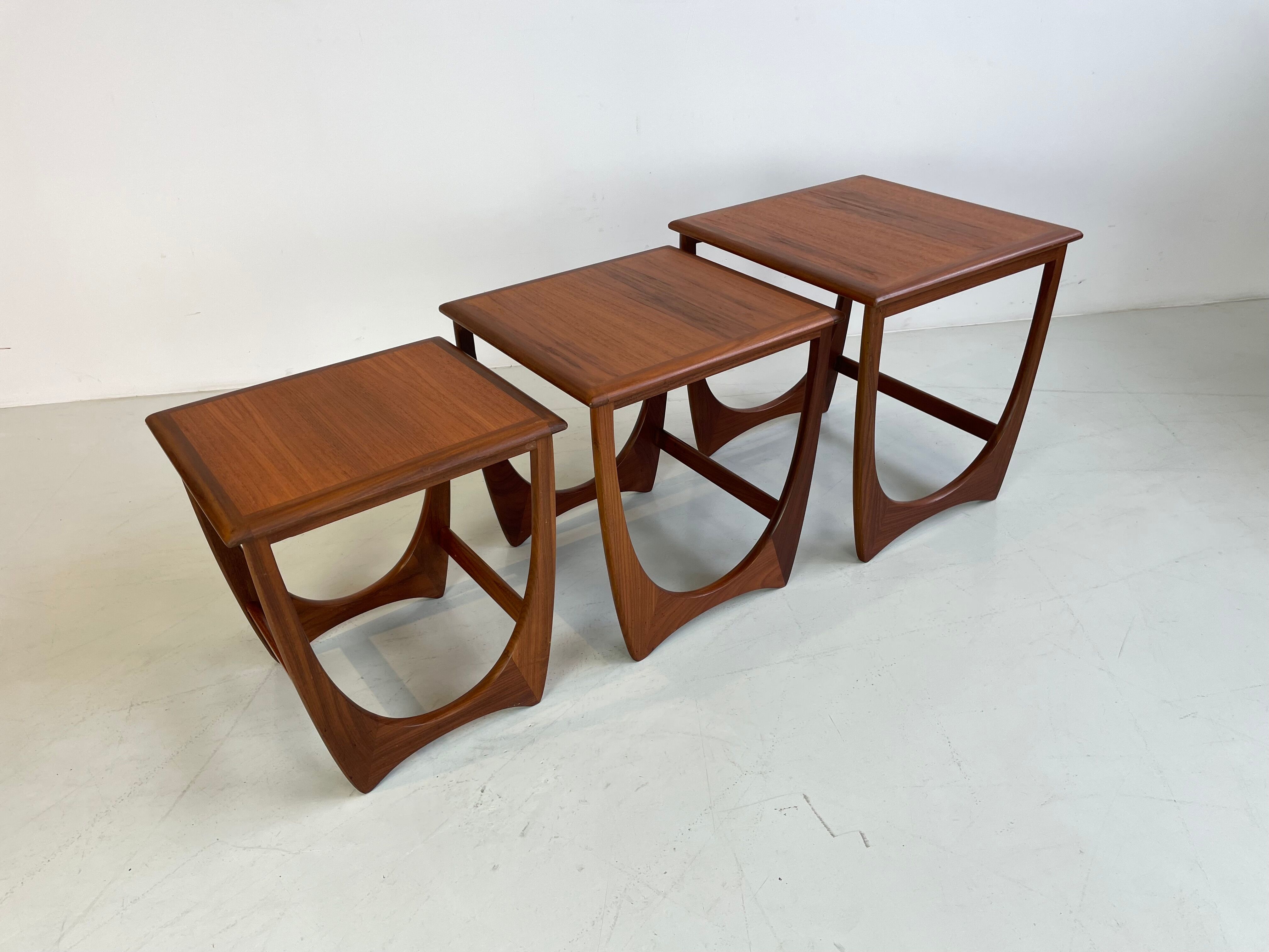 Vintage nesting tables by G-Plan