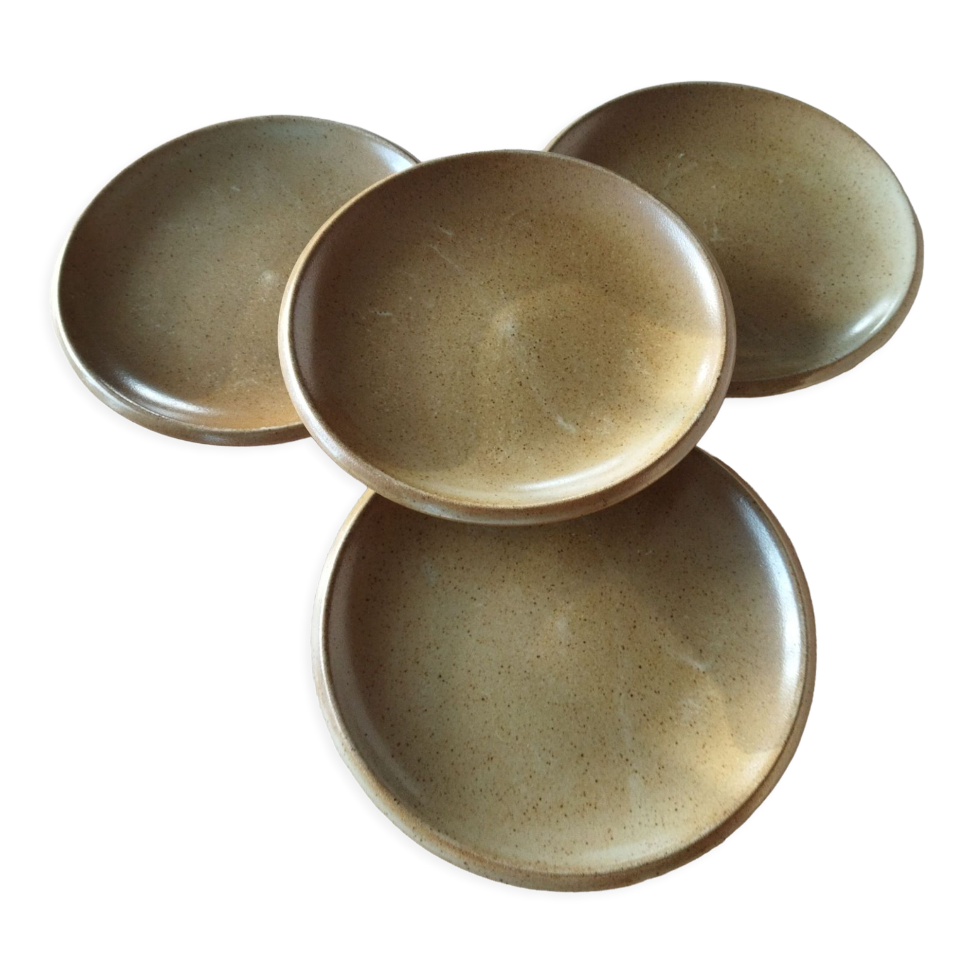 Brenne stoneware dessert plates