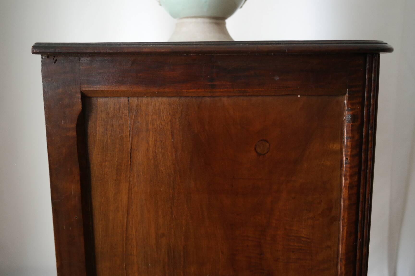Solid walnut chest of drawers from the early 20th century.