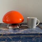 Orange mushroom lamp tactile