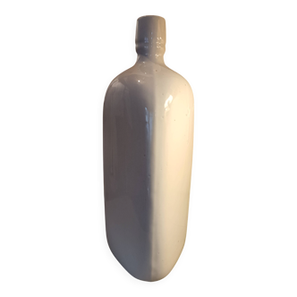Triangular stoneware bottle