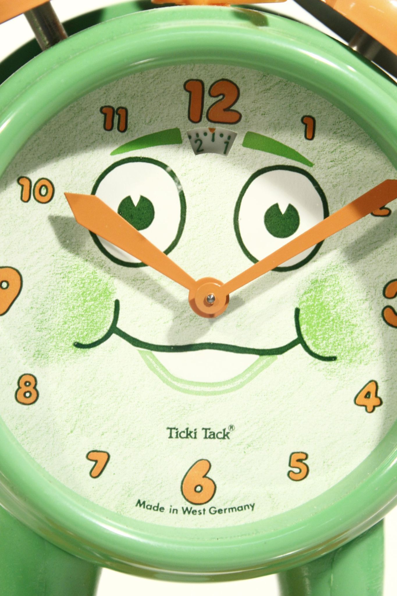 Vintage Ticki Tack mechanical alarm clock by Jerger, Germany 1960s