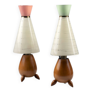 Paire de lampes de table, années 1960, Autriche