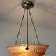 Suspension, antique Art Deco basin