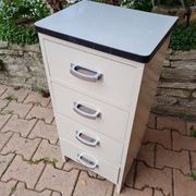 Vintage wooden furniture 4 drawers and formica tops