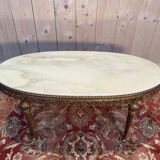 Louis XVI style oval coffee table