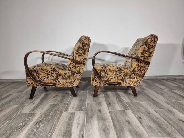 Fauteuils Art Déco par Jindrich Halabala