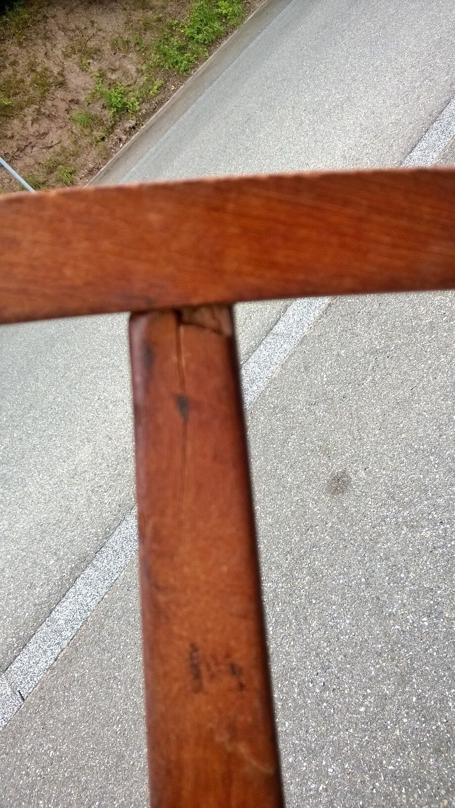 Scandinavian rocking chair in teak